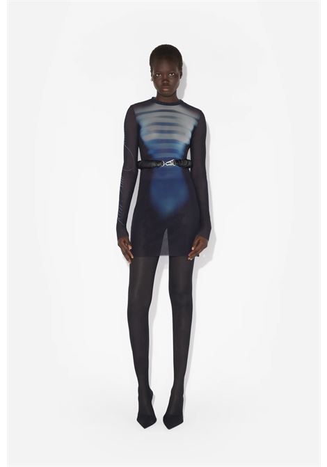 le male short dress woman navy JEAN PAUL GAULTIER | 25/33-F-RO367-T576595601